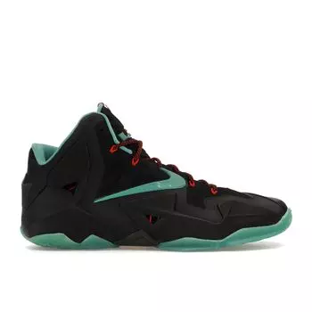 Мужские кроссовки Nike LeBron 11 Jade Black Diffused-Jade-Light-Crimson 616175-004