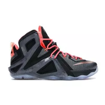 Мужские кроссовки Nike LeBron 12 Elite Rose Gold Black black mtlc-rd-brnz-white-ht-lv 724559-091