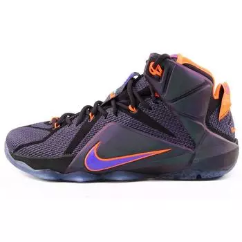 Мужские кроссовки Nike LeBron 12 EP Instinct Purple Cave-Purple Hyper-Grape-Hyper-Crimson 707781-583