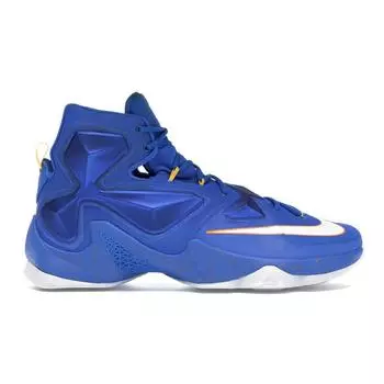 Мужские кроссовки Nike LeBron 13 Balance Blue Soar White-Lsr-Orange-Ttl-Orng 807219-418