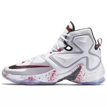 Мужские кроссовки Nike LeBron 13 Friday the 13th White Black-University-Red 807219-106