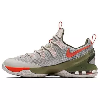 Мужские кроссовки Nike LeBron 13 Low Premium Phantom White Phantom-Neutral-Olive-Turf-Orange 849783-002