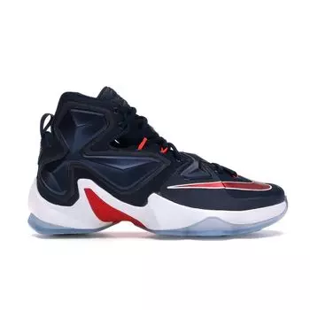 Мужские кроссовки Nike LeBron 13 USA Blue Midnight-Navy Varsity-Red-White 807219-461