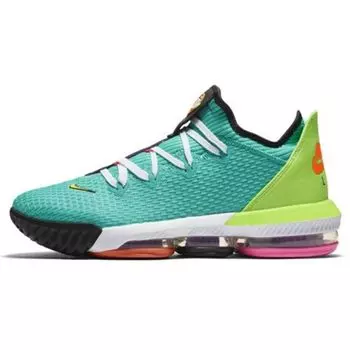 Мужские кроссовки Nike LeBron 16 Low EP Hyper Jade Green Total-Orange CI2669-301