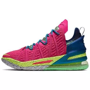 Мужские кроссовки Nike LeBron 18 EP Los Angeles By Night Pink Pink-Prime Multi-Color DB7644-600