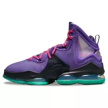 Мужские кроссовки Nike LeBron 19 EP Purple Teal Pink Black DC9340-500 41