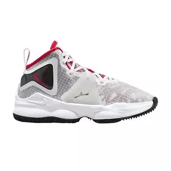 Мужские кроссовки Nike LeBron 19 Sketch белые черные университетские красные CZ0203-101 42