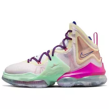 Мужские кроссовки Nike LeBron 19 Valentines Day белые разноцветные DH8459-900 42.5