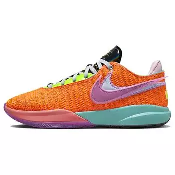 Мужские кроссовки Nike LeBron 20 EP Chosen 1 оранжевые Total-Orange Vivid-Purple DJ5422-800 41