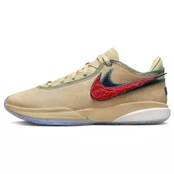 Мужские кроссовки Nike LeBron 20 EP Four Horsemen Tan Sesame Light-Crimson DV9089-200 40