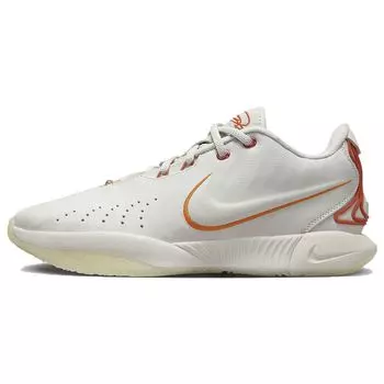 Мужские кроссовки Nike LeBron 21 Akoya Cream Light-Bone Campfire-Orange FV2345-001 42