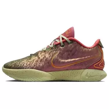 Мужские кроссовки Nike LeBron 21 EP Queen Conch Red Ember-Glow Elemental-Gold FN0709-800 40