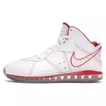 Мужские кроссовки Nike LeBron 8 China White White-Sport-Red 417098-101