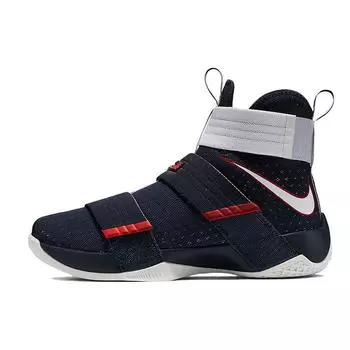 Мужские кроссовки Nike LeBron Soldier 10 USA Blue Obsidian White-University-Red 844379-416