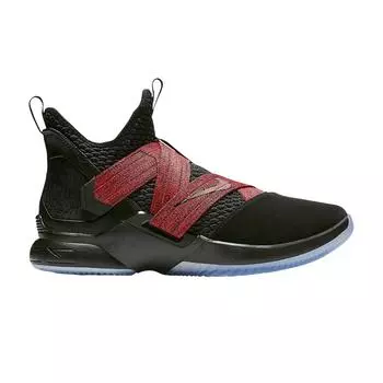 Мужские кроссовки Nike LeBron Soldier 12 Bred черные AO2609-003