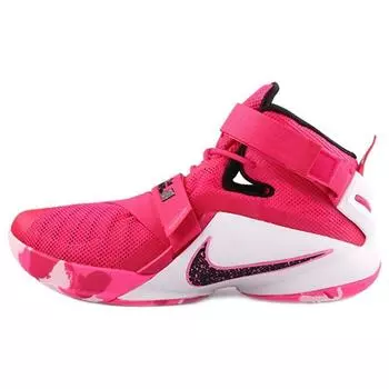 Мужские кроссовки Nike LeBron Soldier 9 Think Pink Vvd-Pnk Mtllc-Slvr-White-Pnk-P 749417-601