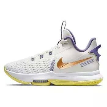 Мужские кроссовки Nike LeBron Witness 5 EP Summit White Metallic Bronze Light-Zitron CQ9381-102 40.5