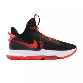 Мужские кроссовки Nike LeBron Witness 5 EP Bred, черные, красные, белые, CQ9381-005 40