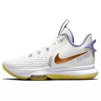 Мужские кроссовки Nike LeBron Witness 5 Summit White Metallic Bronze Light-Zitron CQ9380-102 46