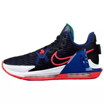 Мужские кроссовки Nike LeBron Witness 6 Black Deep Royal Blue Blackened-Blue Siren-Red CZ4052-005 46