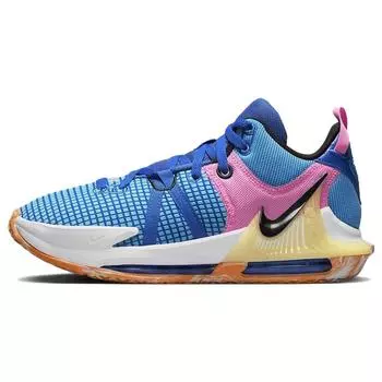 Мужские кроссовки Nike LeBron Witness 7 EP Hyper Royal Pink Blue Blue-Lightning White DM1122-400 42.5