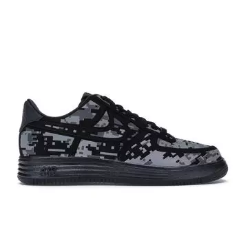 Мужские кроссовки Nike Lunar Force 1 Digi NRG Camo Black Reflect-Silver-Dark-Grey 577659-001
