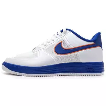 Мужские кроссовки Nike Lunar Force 1 Fuse Nrg Bearbrick White College-Blue-Gold-Post 573980-104