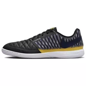 Мужские кроссовки Nike Lunar Gato 2 IC Black Midnight Navy Vivid-Sulfur 580456-009 42