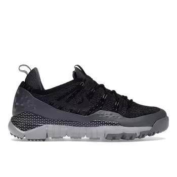Мужские кроссовки Nike Lupinek Flyknit ACG Low черные темно-серые-бледно-серые 853954-001 39