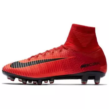 Мужские кроссовки Nike Mercurial Superfly 5 AG Pro Bright Crimson Orange White University-Red 831955-616