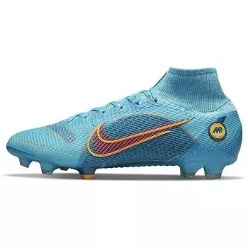 Мужские кроссовки Nike Mercurial Superfly 8 Elite FG Blueprint Pack Chlor-Blue Marina Laser-Orange DJ2839-484 42.5