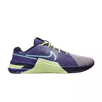 Мужские кроссовки Nike Metcon 8 AMP Deep Purple Barely Volt Blackened-Blue Baltic-Blue DV1206-500 44
