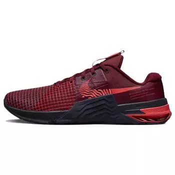 Мужские кроссовки Nike Metcon 8 Team Red Crimson Cave-Purple Blackened-Blue Bright-Crimson DO9328-600