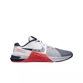 Мужские кроссовки Nike Metcon 8 White Bright Crimson DO9328-101