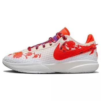 Мужские кроссовки Nike Mimi Plange x LeBron 20 Premium Ceremony Orange Guava-Ice Bright-Crimson FJ0725-801 40.5