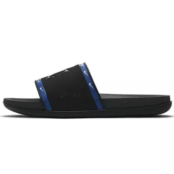Мужские кроссовки Nike MLB x OffCourt Slide Kansas City Royals Black Rush-Blue White DH6997-001