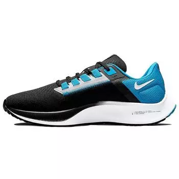 Мужские кроссовки Nike NFL x Air Zoom Pegasus 38 Carolina Panthers Black Tidal-Blue Medium-Silver DJ0843-001 42.5