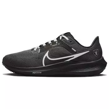 Мужские кроссовки Nike NFL x Air Zoom Pegasus 40 Las Vegas Raiders черный антрацитовый серебристый DZ5953-001 41