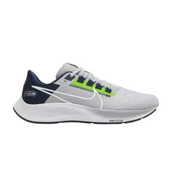 Мужские кроссовки Nike NFL x Air Zoom Pegasus 38 Seattle Seahawks Grey Wolf-Grey College-Navy DJ0854-001 40.5
