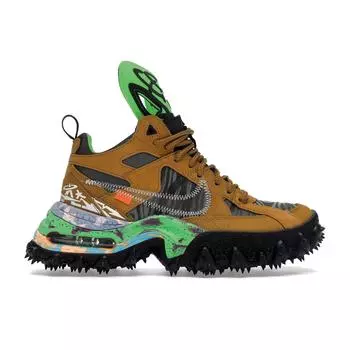 Мужские кроссовки Nike Off-White x Air Terra Forma Wheat Tan Black Green-Strike DQ1615-700 41