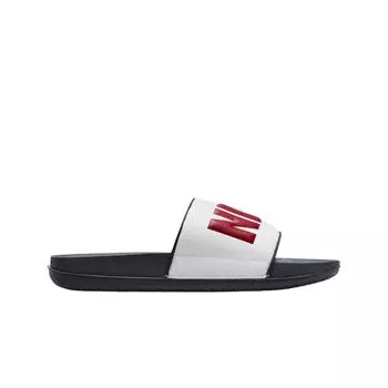 Мужские кроссовки Nike Offcourt Slide White Obsidian Gym Red BQ4639-104