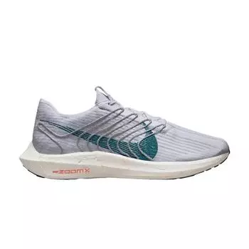 Мужские кроссовки Nike Pegasus Turbo Next Nature Pure Platinum Bright Spruce серо-белые валериано-синие DM3413-004 38.5