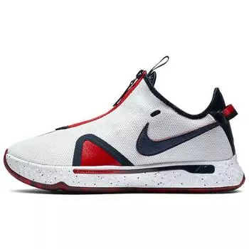 Мужские кроссовки Nike PG 4 EP USA White University-Red Obsidian CD5082-101
