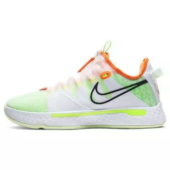 Мужские кроссовки Nike PG 4 EP White GX Volt Orange CD5086-100