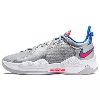 Мужские кроссовки Nike PG 5 EP Clippers Silver Metallic-Silver Hyper-Royal CW3146-005 40.5