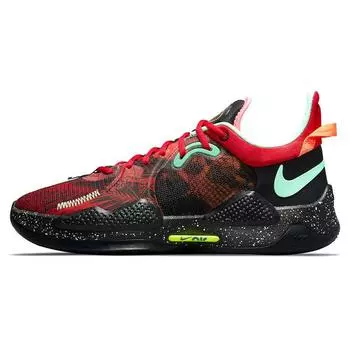 Мужские кроссовки Nike PG 5 Mismatched Multi Black University-Red Yellow-Strike CW3143-006 41