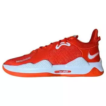 Мужские кроссовки Nike PG 5 TB Team Orange белые DM5045-802 41
