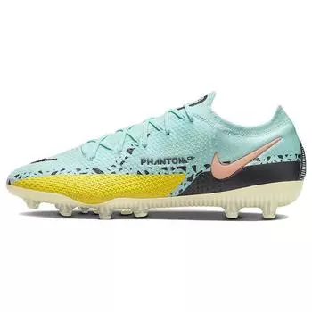 Мужские кроссовки Nike Phantom GT2 Elite AG Pro Lucent Pack Blue Glacier-Ice Yellow-Strike DC0748-407 40.5