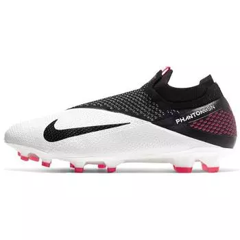Мужские кроссовки Nike Phantom Vision 2 Elite DF FG White Laser Crimson Black CD4161-106