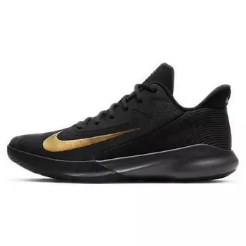 Мужские кроссовки Nike Precision 4 Black Metallic Gold Dark-Smoke-Grey CK1069-002